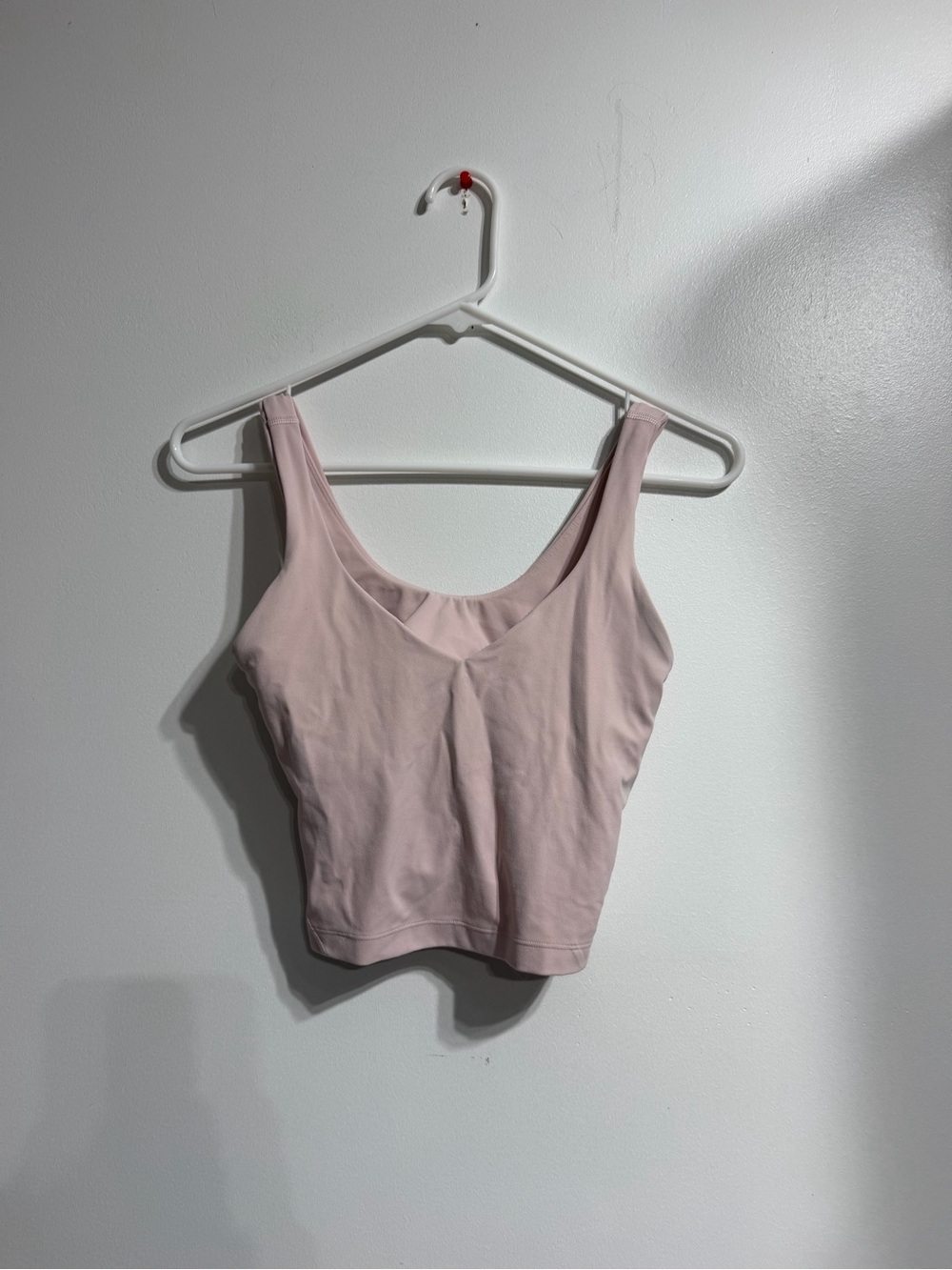 Lululemon Align Tank Top Strawberry Milkshake Light Pink Size 4 Nulu V-Neck